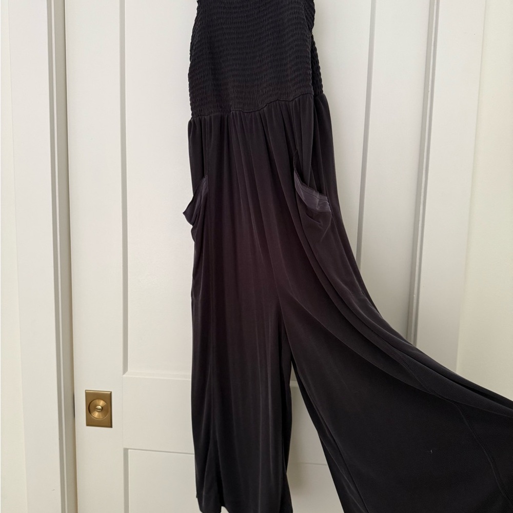 Anthropologie Charcoal Jumpsuit